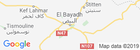 El Bayadh map